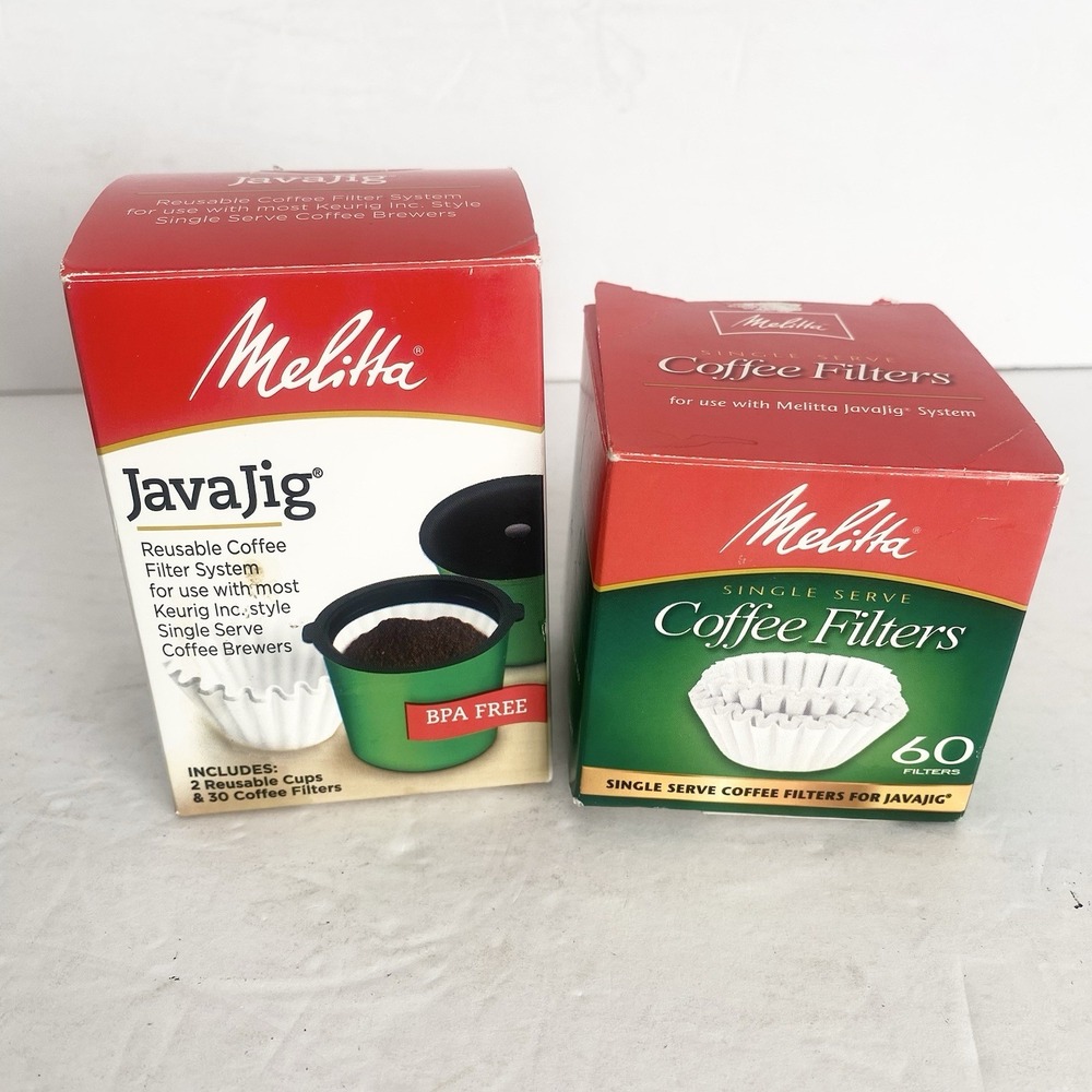 Melitta JavaJig Replacement Filters, 60 Count & 2 reasonable cups Keurig‎